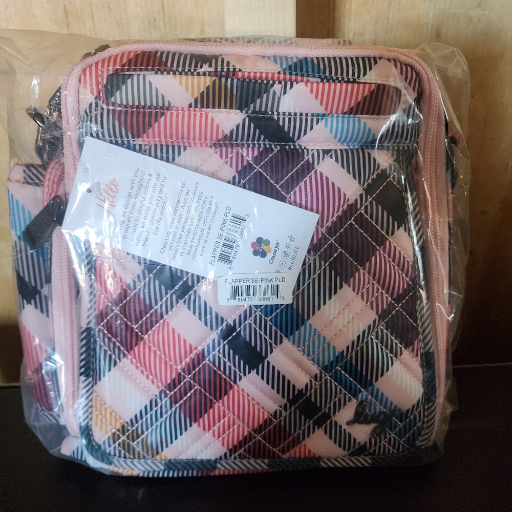 Colorful Plaid Quilted Bag